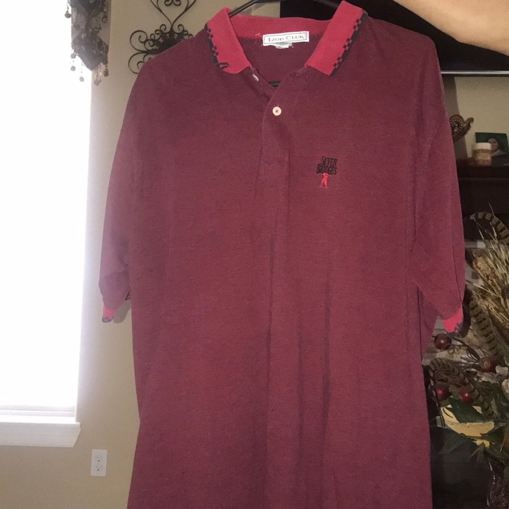 Golf red shirt